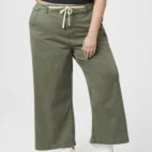 Paige Carly High-Rise Cropped Wide-Leg Jeans